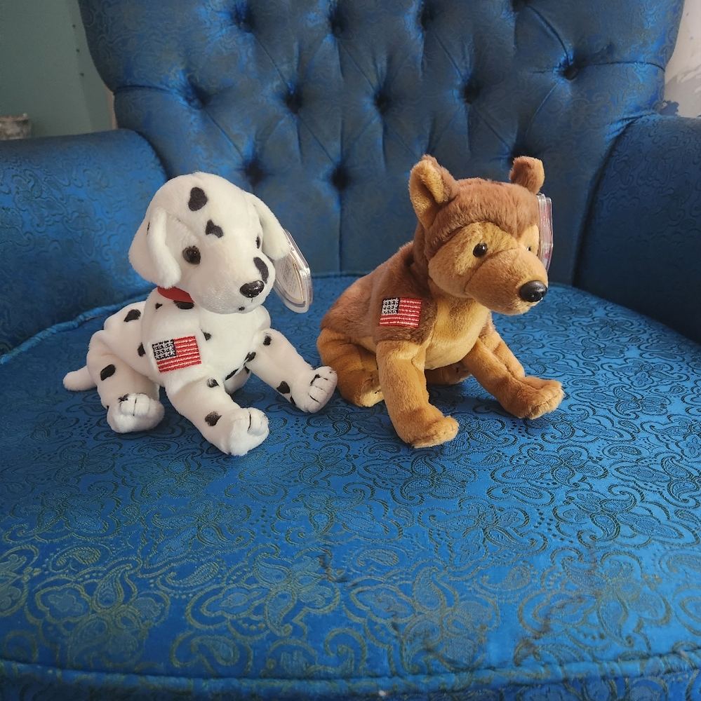 Ty Beanie Babies 9/11 Dogs Bundle